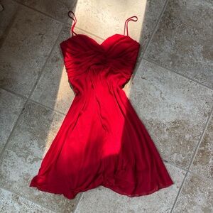 Elegant Red Evening Dress